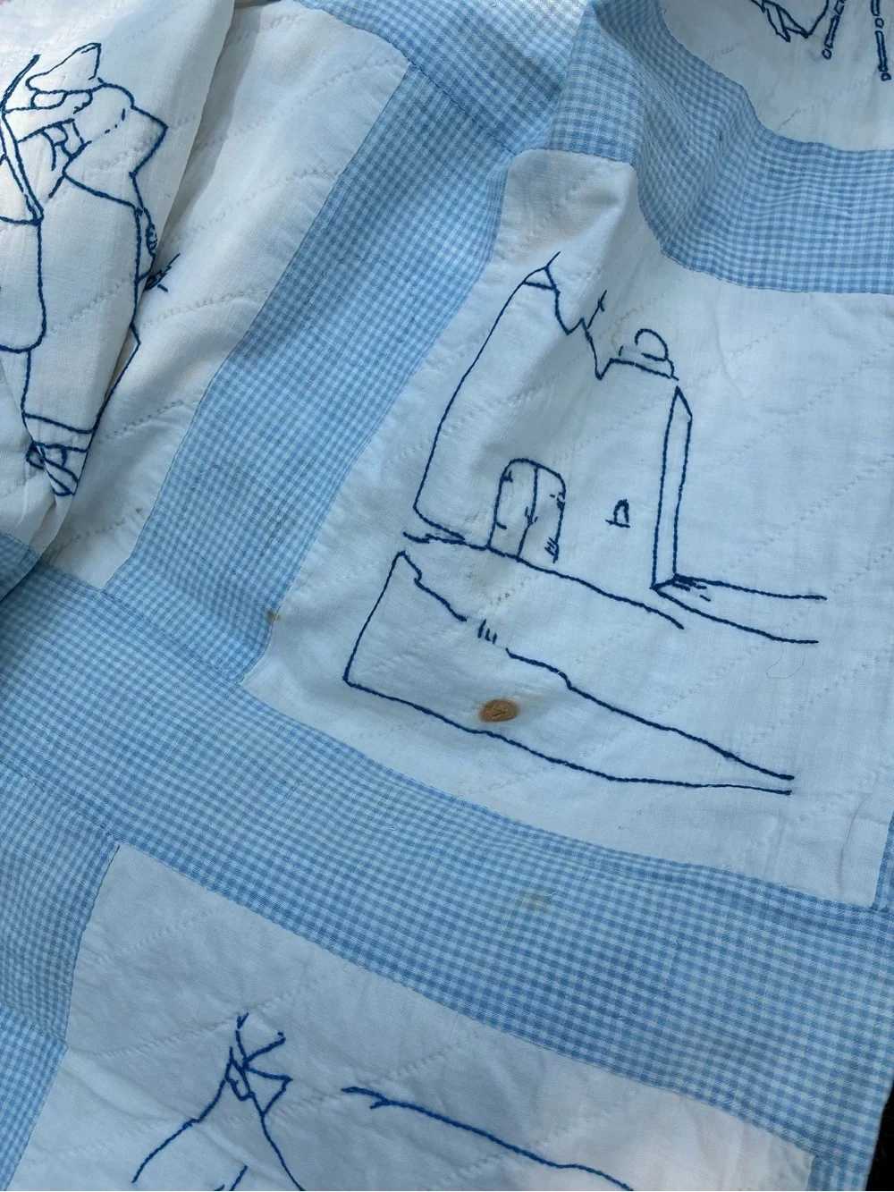 Antique quilt Mayflower